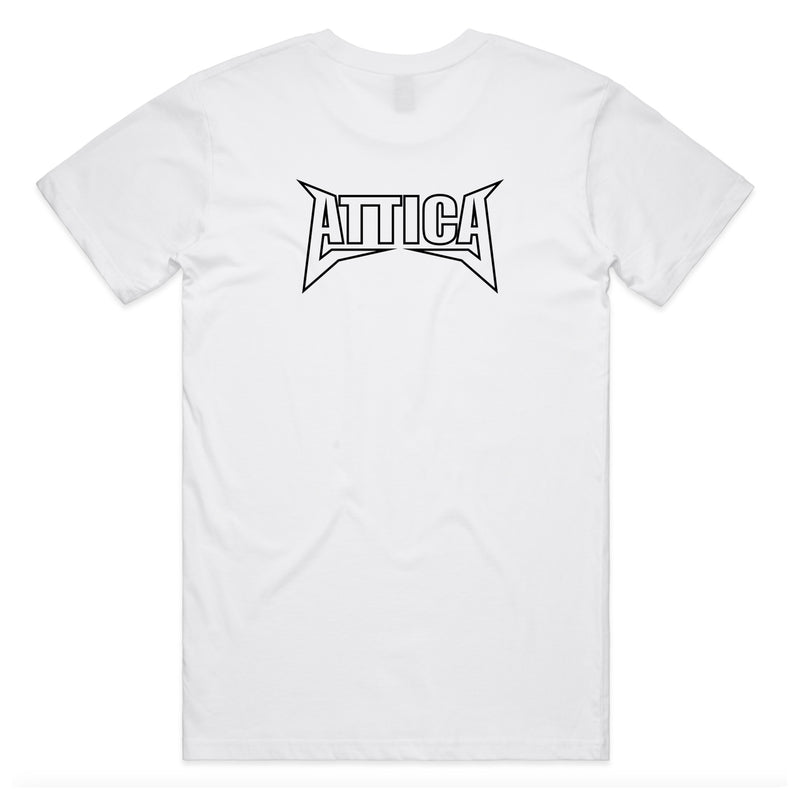 ATTICA ‘MENTAL’ TEE - White