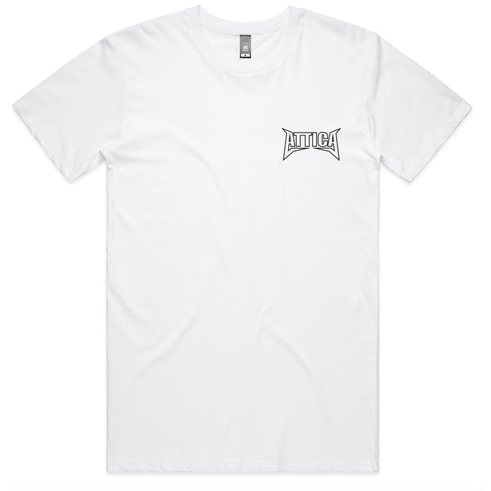 ATTICA ‘MENTAL’ TEE - White