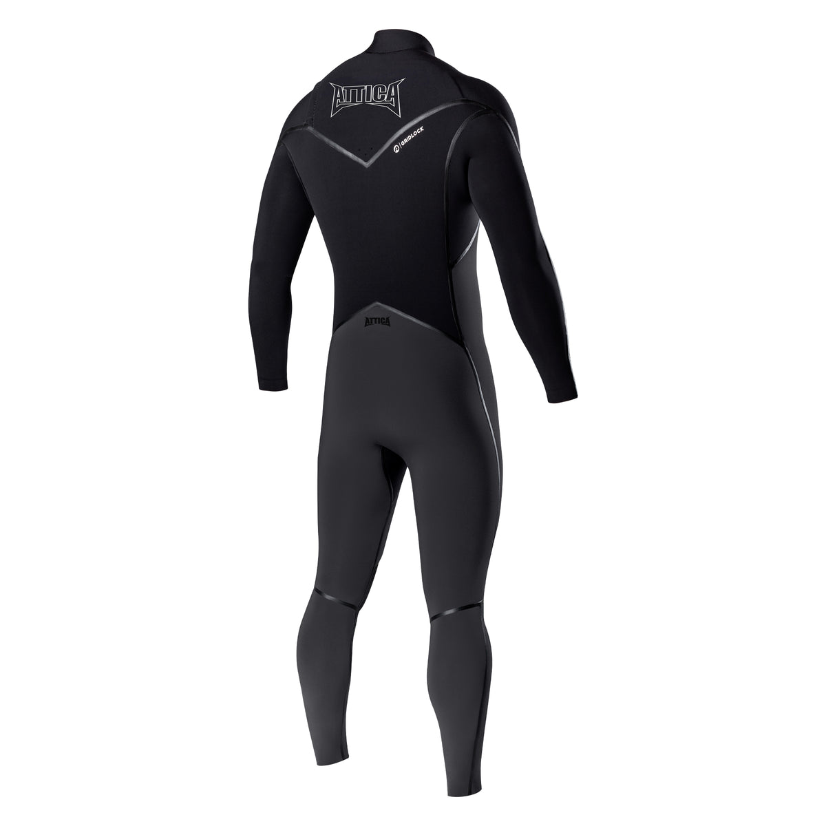 Attica ALPHA Chest Zip 3/2mm Steamer - GRAPHITE / BLACK