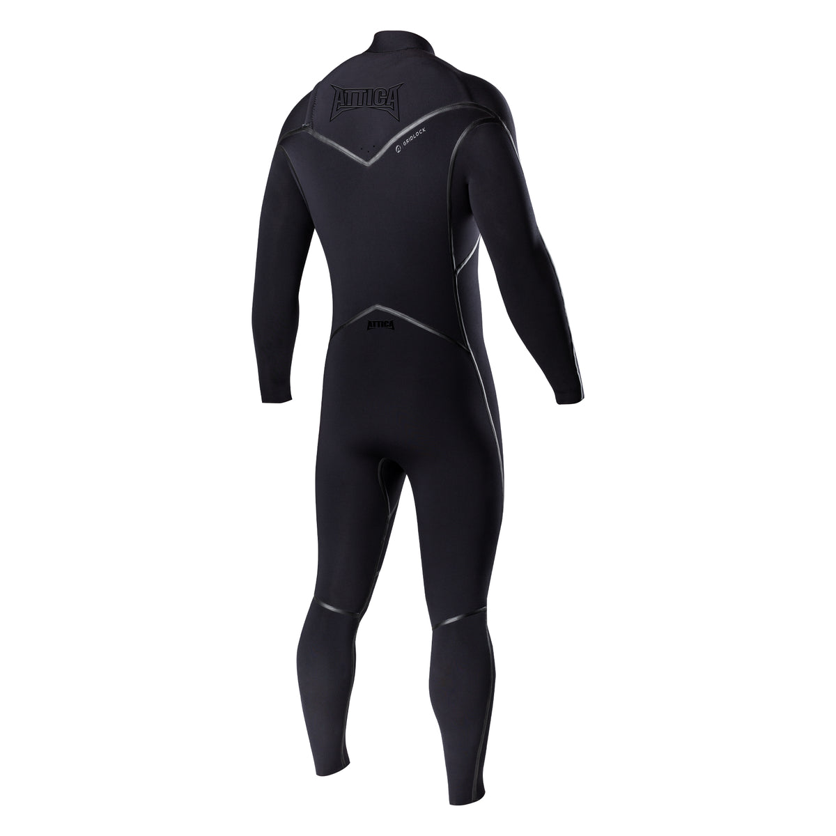 Attica ALPHA Chest Zip 4/3mm Steamer - BLACK / BLACK