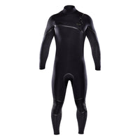 Attica ALPHA Chest Zip 4/3mm Steamer - BLACK / BLACK