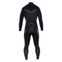 Attica ALPHA Chest Zip 4/3mm Steamer - BLACK / BLACK