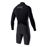 Attica OMEGA Long Sleeve Chest Zip 2/2mm Spring - GRAPHITE / BLACK