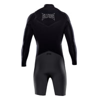 Attica OMEGA Long Sleeve Chest Zip 2/2mm Spring - GRAPHITE / BLACK