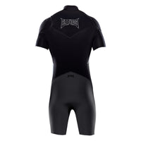 Attica OMEGA Short Sleeve Chest Zip 2/2MM Spring - GRAPHITE / BLACK