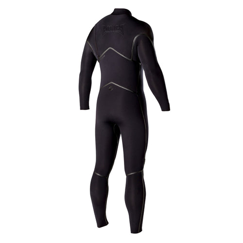 ALPHA Zipperless 3/2mm STEAMER - BLACK / BLACK